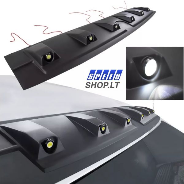 FORD RANGER T6 T7 stogo spoileris su LED